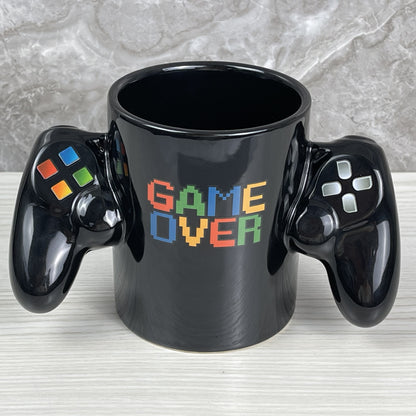 Colorful Game Controller Coffee Cup, ideal for gamers and collectors.