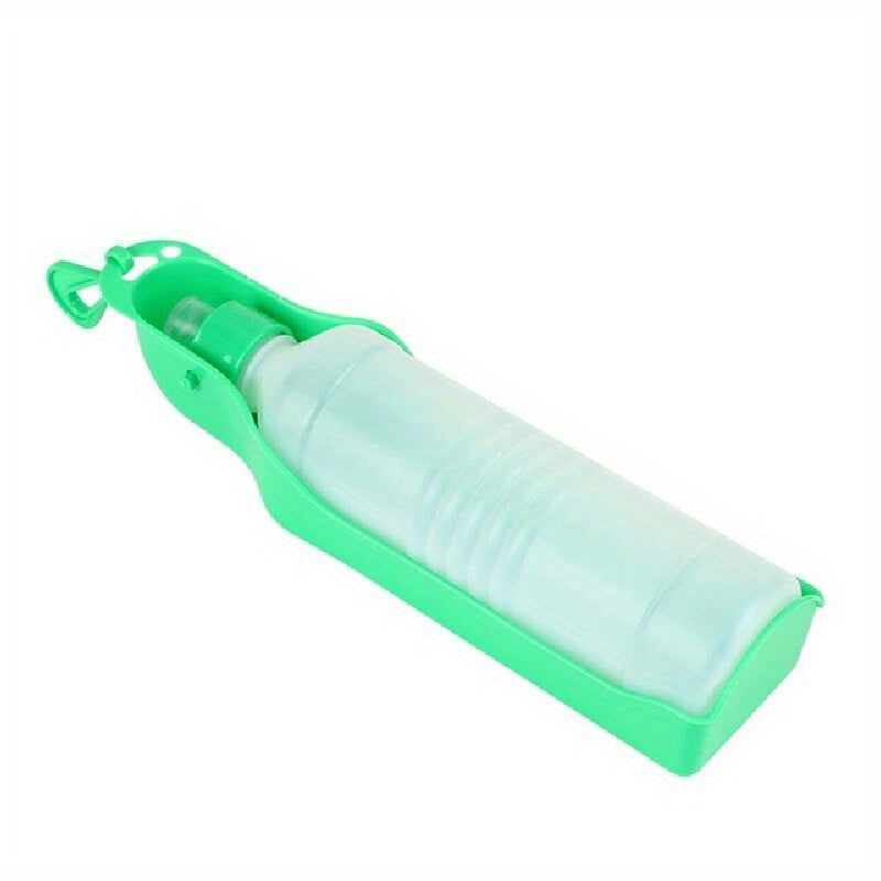 250ml/500ml Foldable Water Bottle for dogs, Portable Plastic water dispenser for outdoor dog water feeding.