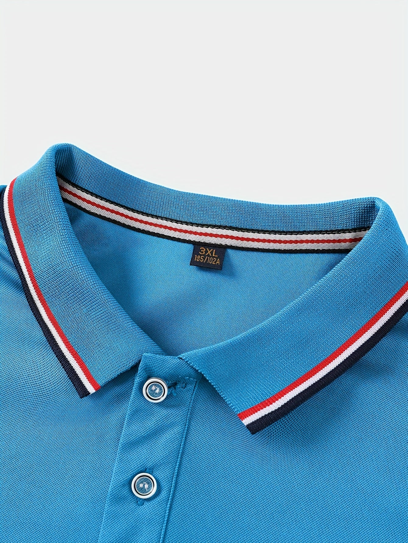 Men's Golf Print Polo Shirt for summer casual wear.