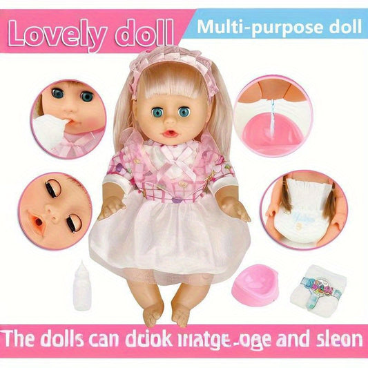 Baby doll toys can speak, drink, sleep, and urinate.