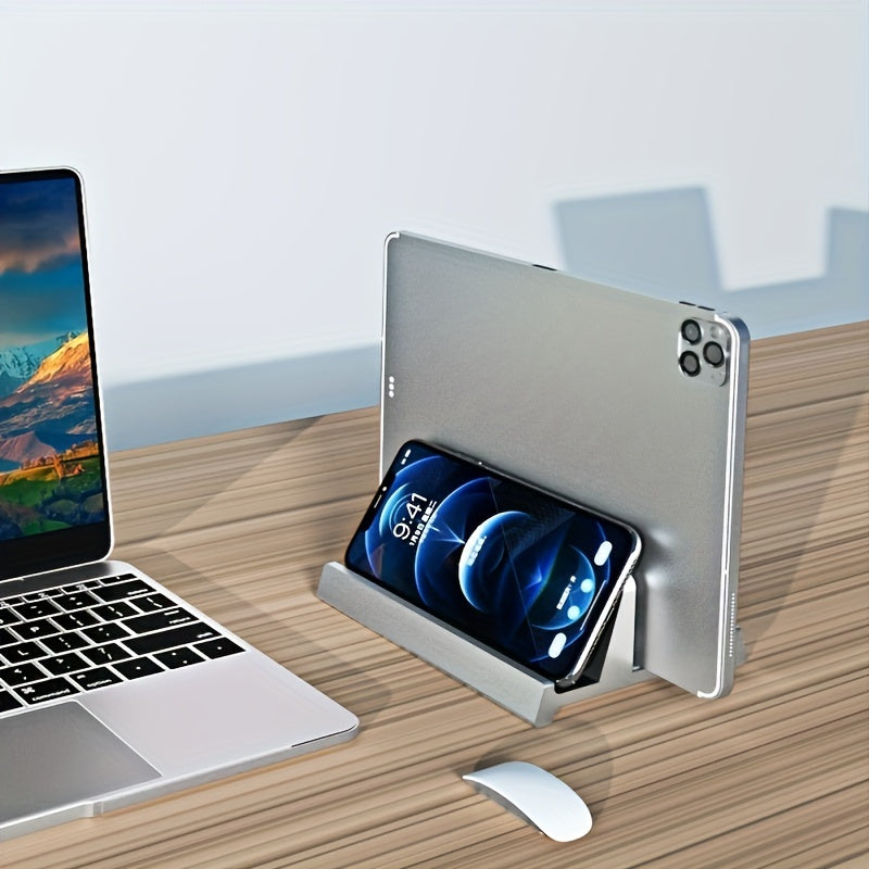 Adjustable ABS laptop stand with clip holder for various laptop brands.