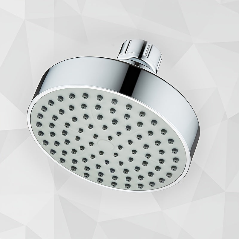 1pc High-Pressure Round Rainfall Shower Head with Painted Finish, for Rain Shower Setting, Wall & Ceiling Mount Compatible.