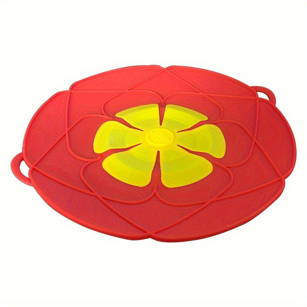 Durable Rubber Pot Cover with Non-Electric Silicone Spill Proof Design