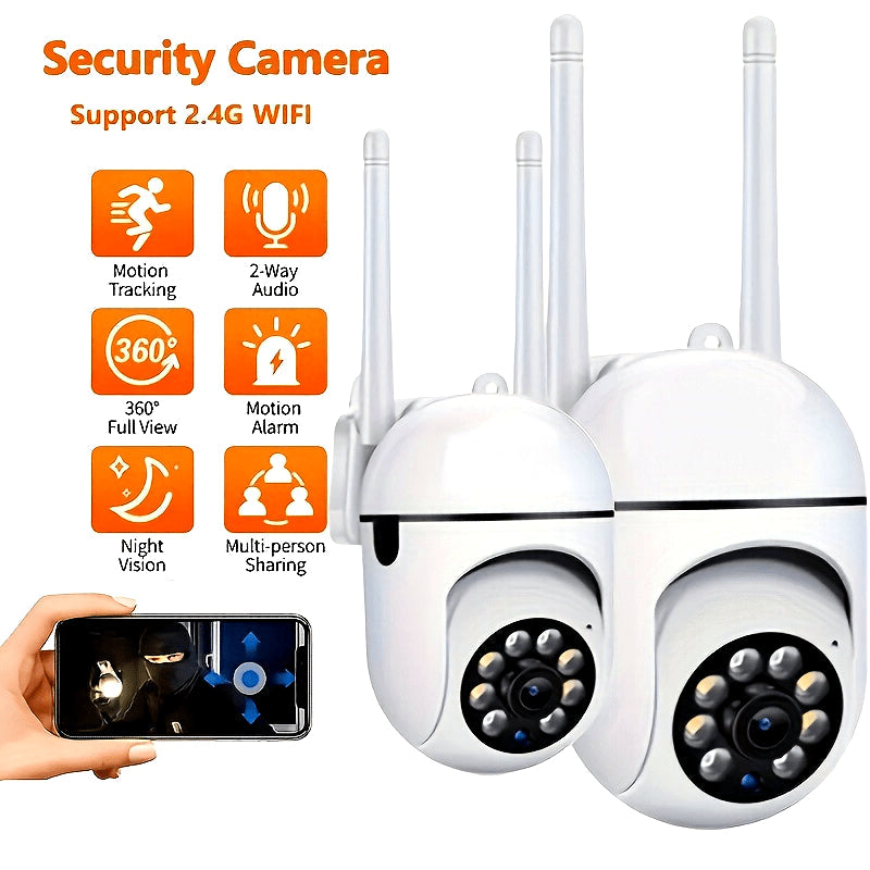 Outdoor Night Vision Security Camera with HD 5G WiFi for Home Security