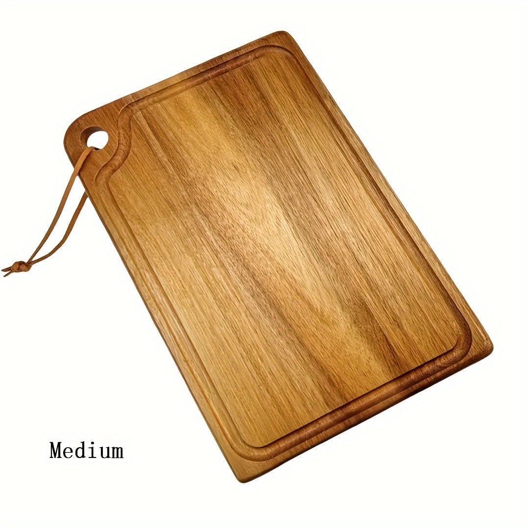 Best-Selling Premium Wooden Cutting Board for Professional Chefs - Perfect for Meat, Cheese, Bread, Vegetables & Fruits - Must-Have Kitchen Accessory for Home, Dorms, and Mother's Day Gift