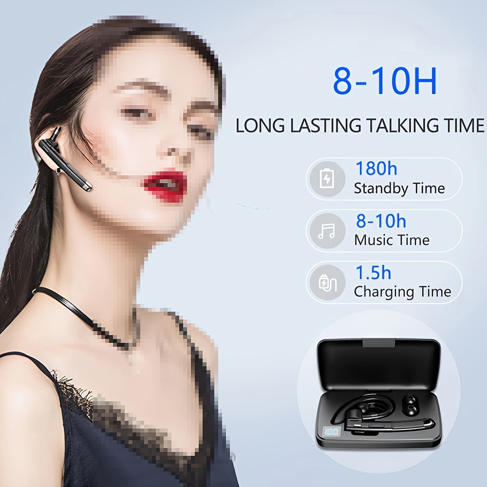 2025 Wireless Headset 5.3 with Noise Reduction and High-definition Microphone, Compatible with All Smartphones