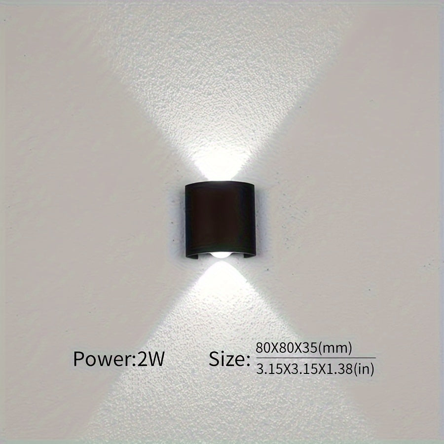 Various wall lights available in different wattages can be used for a voltage range of 85-265V.