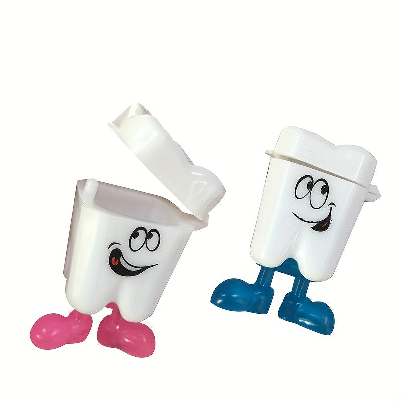 Adorable and Entertaining Tooth Collection Box: Set of 10 Plastic Boxes for Preserving Kids' Lost Milk Teeth