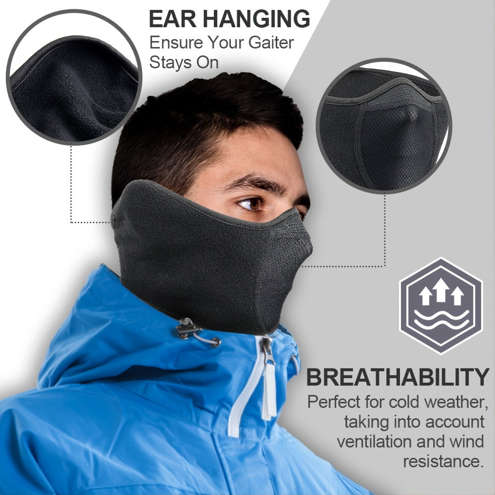 Best-Selling WTACTFUL Men's Winter Face Mask & Scarf with Ear Protection - Ideal for Skiing, Cycling, and Running