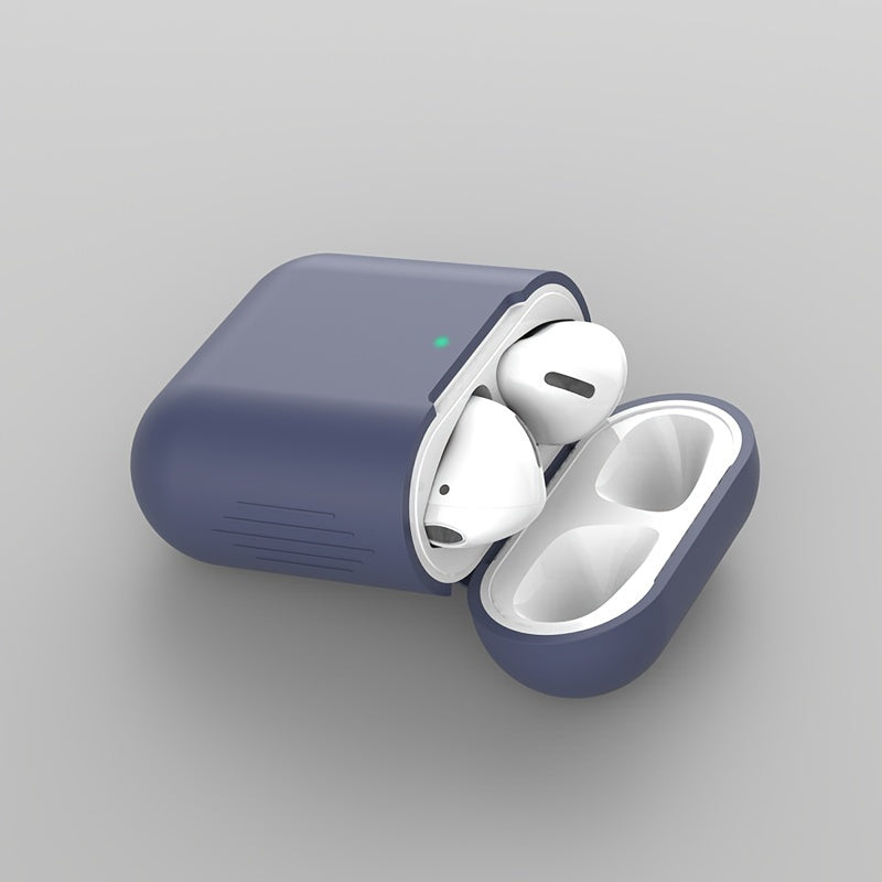 AirPods protective case for 1st and 2nd generation, compatible with wireless silicone earphones.