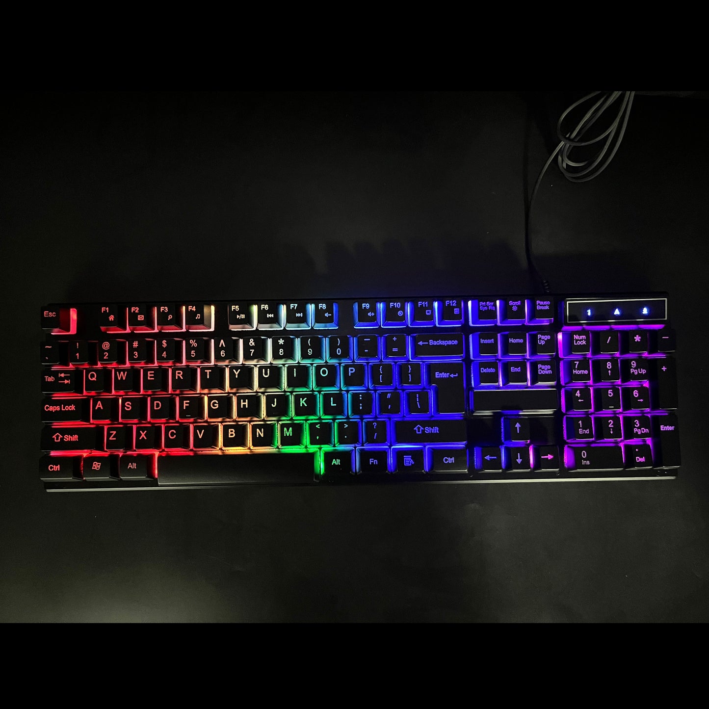 Yeaibo Ergonomic Mechanical Keyboard & Gaming Mouse Combo with LED Backlight and Laser-Carved Hollow Design for Office & Gaming, Sleek and Stylish Design.