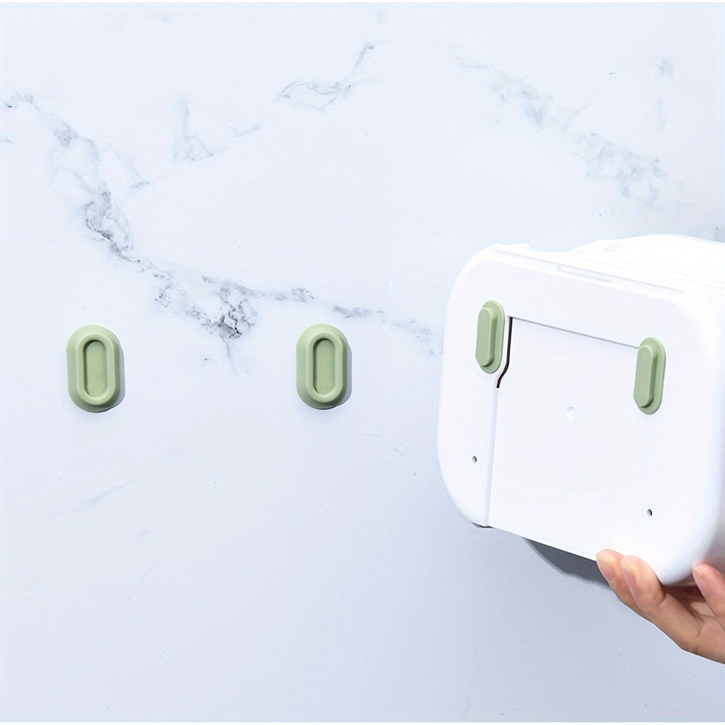 Circular magnetic remote control brackets available in sets of 2, 5, or 10. This casual style silicone wall-mounted hook is practical and features anti-slip strong adhesive, eliminating the need for drilling.