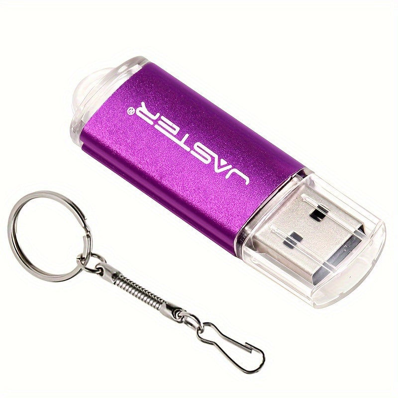 JASTER Mini USB Flash Drive in various sizes and colors with free key chain, ideal as creative gifts.