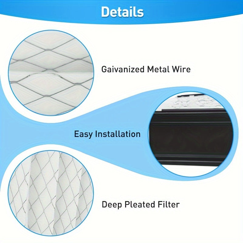 Upgrade your air purifier with the AprilAire Compatible Air Filter 213. This MERV-13 filter measures 50.8x63.5x10.16 cm and comes with Upgrade Kit 1213 included. It fits models 1210, 1620, 2120, 2200, 2210, 2216, 3210, 4200, and Space-Gard 2200. This