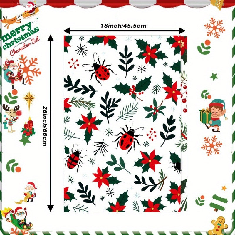 Get into the holiday spirit with this set of two 18*26 inch Christmas-themed kitchen towels. Perfect for adding a festive touch to your kitchen decor this wintertime. Ideal for gifting or keeping for yourself, these soft towels are sure to bring a merry