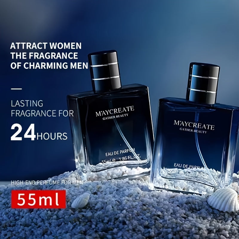 Men's Cologne Perfume for Father's Day Gift: 55ml, Fresh and Romantic Gentleman Scent