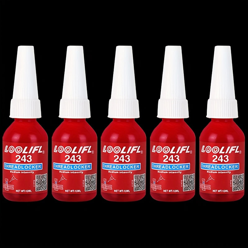 LOCTITE 243 10ml Screw Locking Adhesive, High Strength, High Temperature Resistant, Anti-Vibration, Detachable, for Metal Compatible Materials