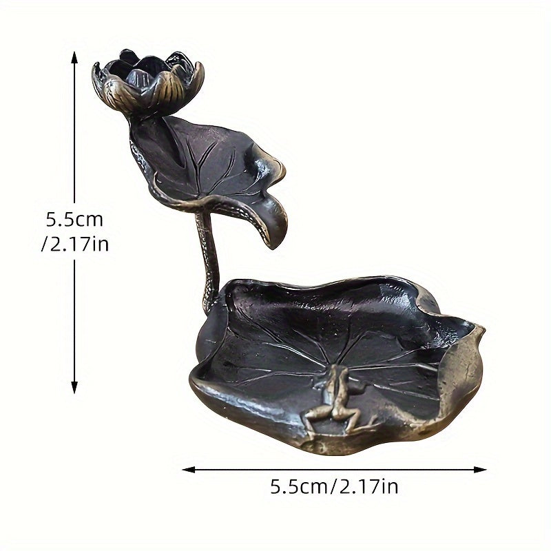 Elevate your home decor with our beautiful Lotus Backflow Incense Burner!