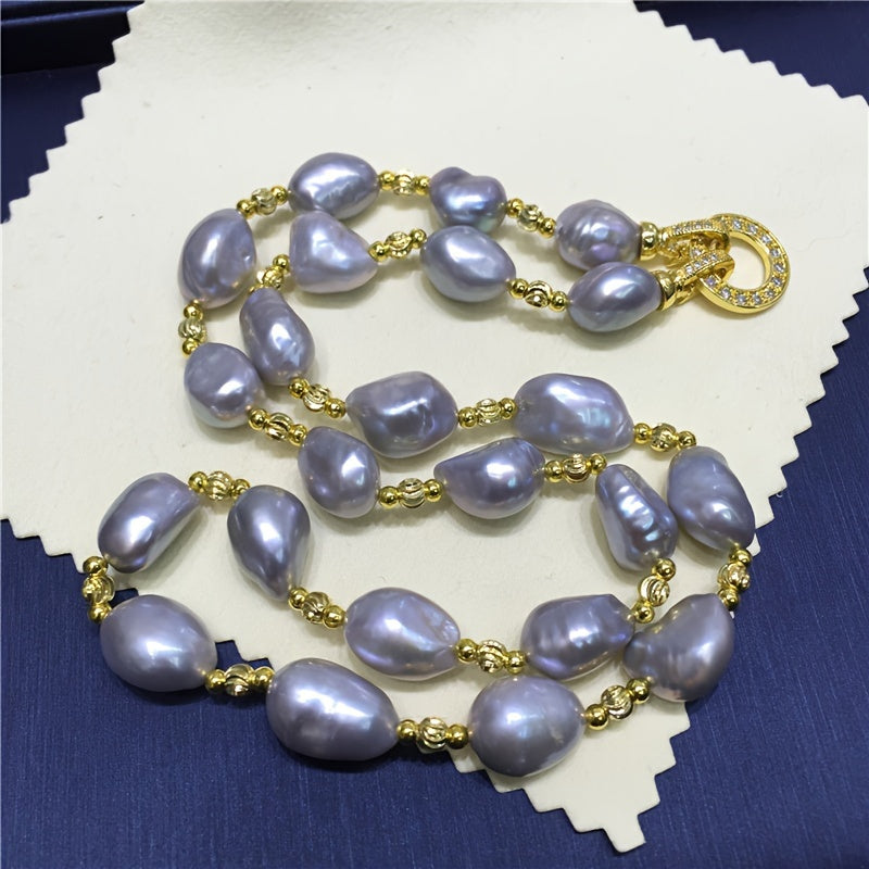 Stylish Baroque Freshwater Pearl Hand Bracelet, Exuding High-End Elegance, Guaranteed Quality, Ideal for Birthday Gifts for Girlfriend or Best Friend, Suitable for Everyday Wear and Special Events, Perfect Valentine's Day Present - Comes in a Surprise