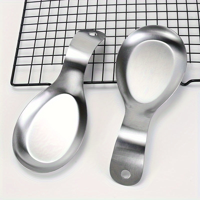 Stainless Steel Spoon Rest Tray - Durable and Sleek Design for Home and Commercial Use | Holds Spoons and Kitchen Tools