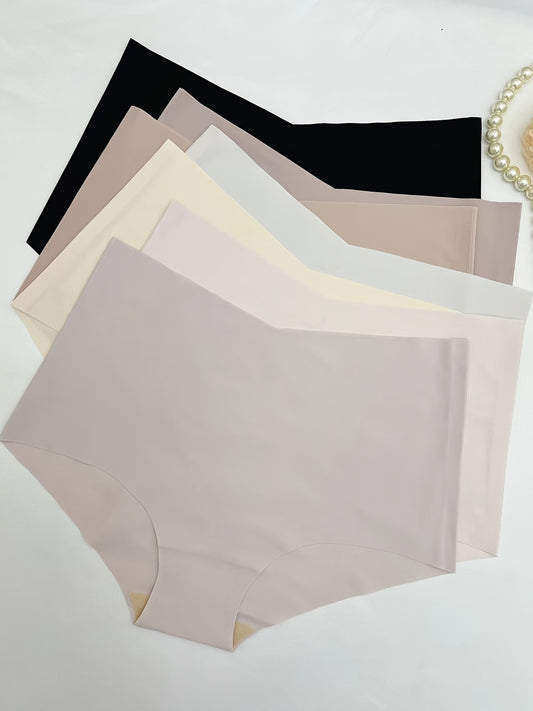 7 seamless high waist briefs in multiple colors, comfortable and skin-friendly, ideal for women's underwear and lingerie