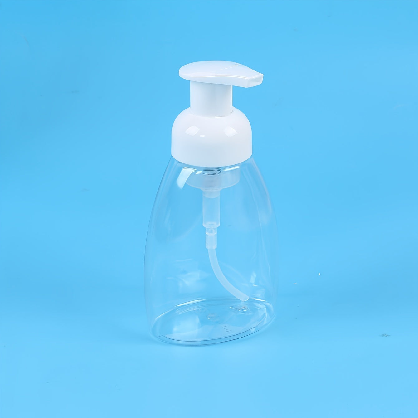 1pc 250ML Foam Soap Dispenser Bottle, Plastic Refillable Pump Container for Shower Gel, Hand Sanitizer, Home Décor.