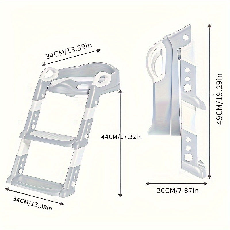 Get your hands on the 1pc Portable Toilet Ladder - the perfect collapsible gift for Christmas, Halloween, Thanksgiving, Easter, or New Year's!