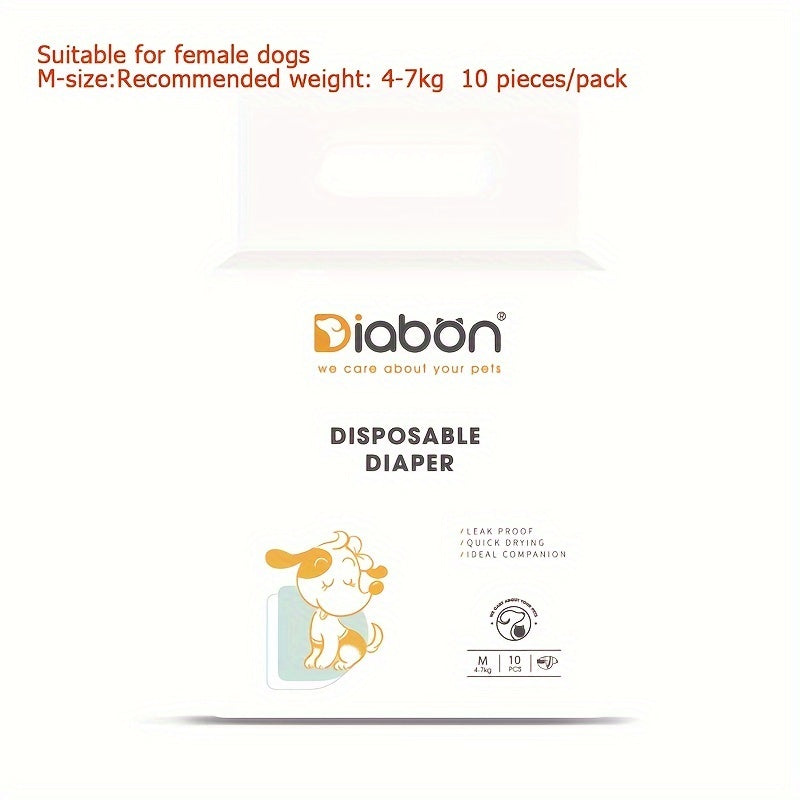 0425 Cute and fashionable diapers for dogs and pets made with selected imported polymers for instantly dry, one-second absorption. Provides a naked feeling when worn, multi-directional