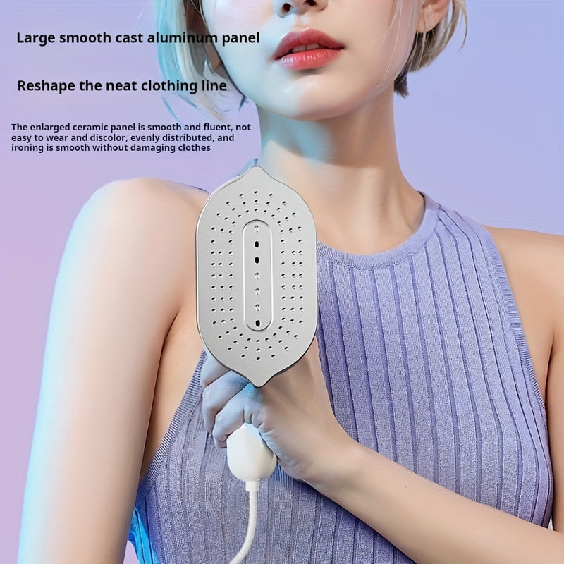 Compact Handheld Garment Steamer with High Steam Power, Perfect for Home, Dormitory, and Travel Ironing (Includes European Plug)