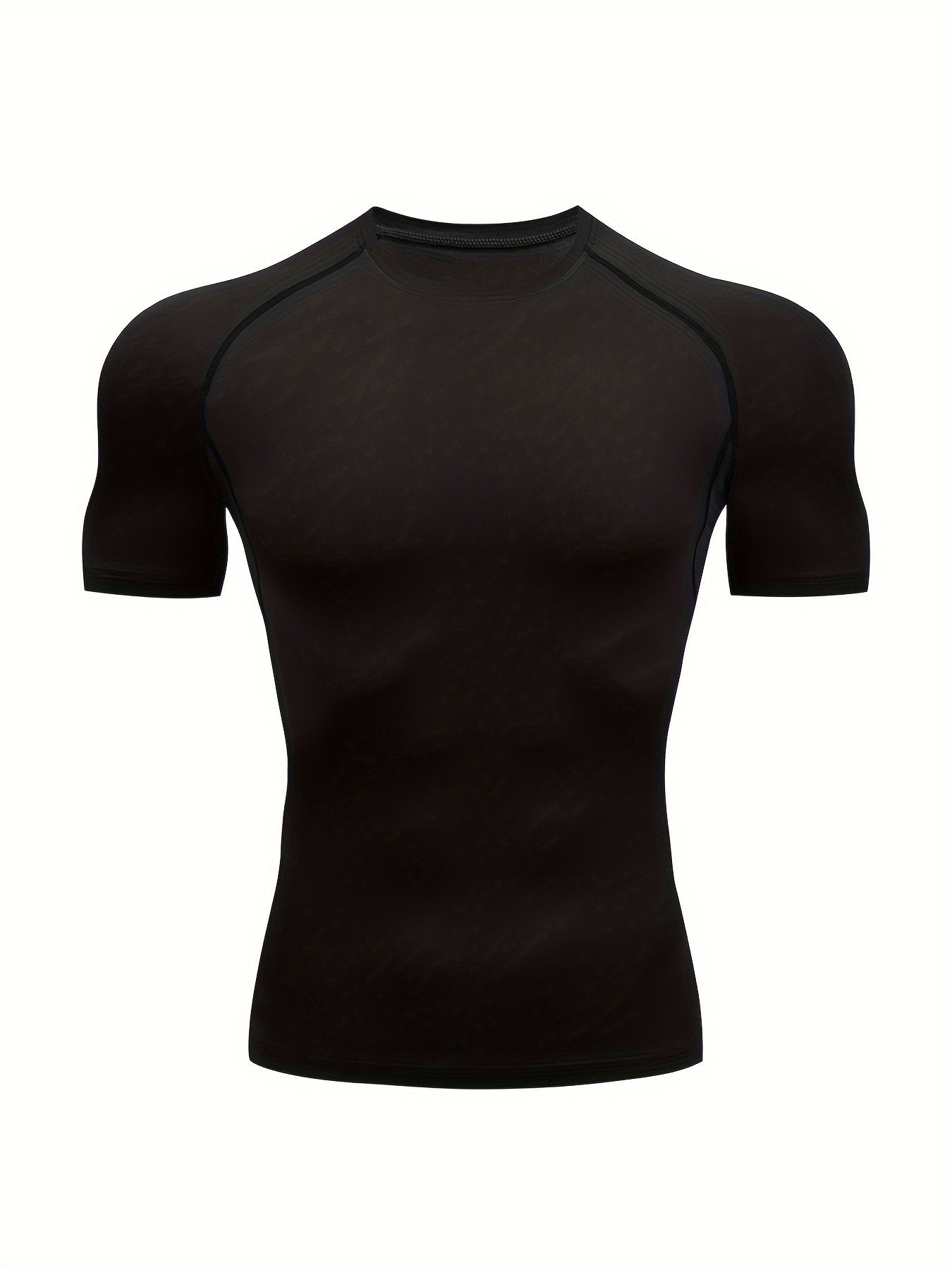 Men's Spring/Summer Moisture-wicking Body Shaping Short-sleeve Shirt