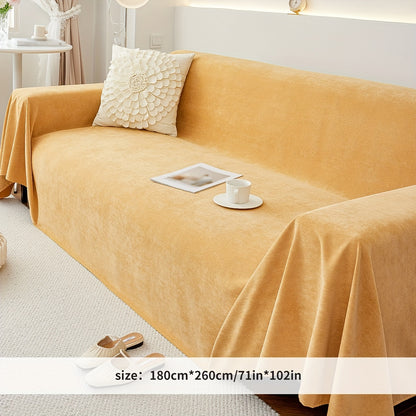 Durable Chenille Sofa Cover, ideal for Bedroom and Living Room, all-weather furniture protection.