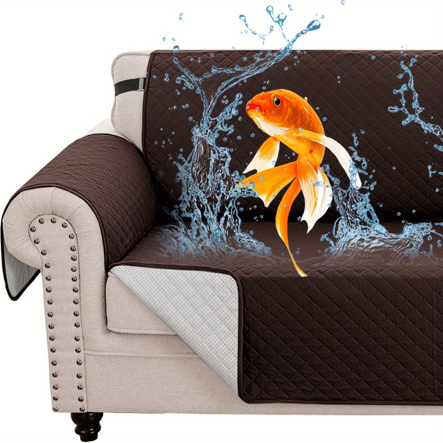 1pc anti-slip sofa cover suitable for pets and home decoration in bedroom, office, or living room.