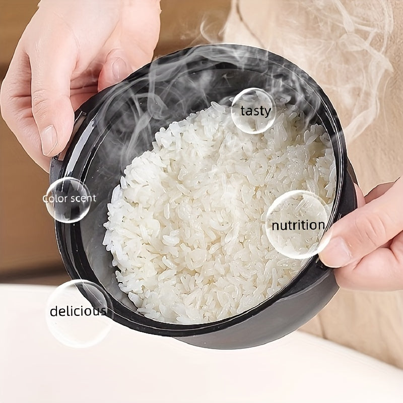 One piece Microwave Rice Steamer, BPA-Free Rice Cooker, Perfect for Single servings, Convenient Kitchen Appliance for Quick Meals