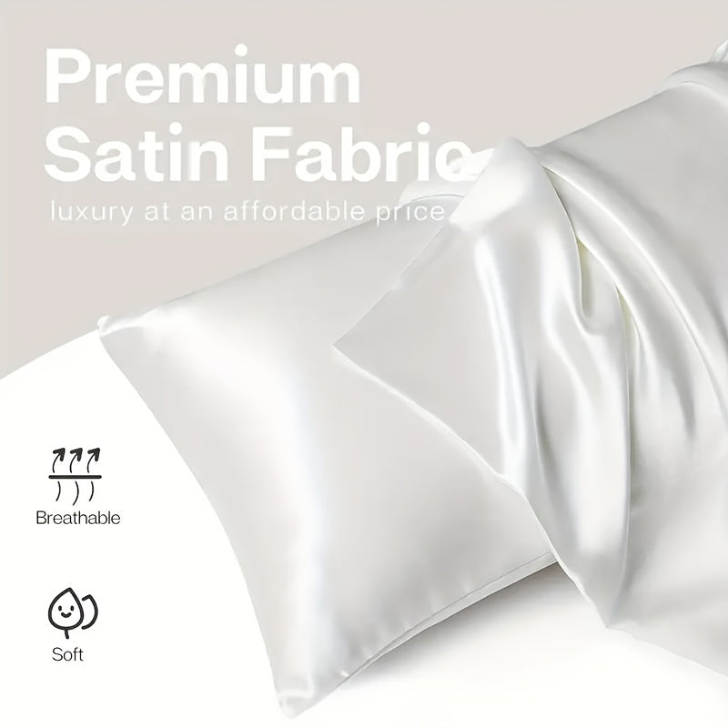 One popular classic color satin pillowcase with comfortable feel, featuring an envelope closure for easy use. A great choice for promoting healthy skin and hair.