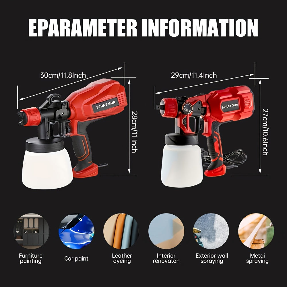 Electric spray gun for high-performance disinfectant and paint spraying, ideal for indoor cleaning and DIY projects.