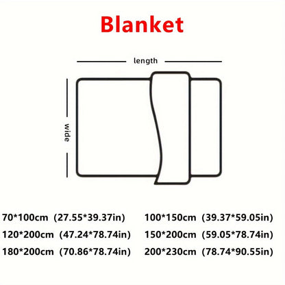 Thickened Plush Blanket - Multipurpose Blanket in Solid Color, Ideal for Use as a Bed Sheet, Throw Blanket, Nap Blanket, or Pet Blanket - 1 Piece