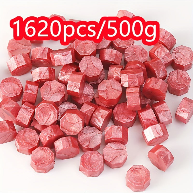 1620pcs/500g Octagonal wax particles for envelope special mud DIY gift box sealing wax retro bulk sealing wax particle