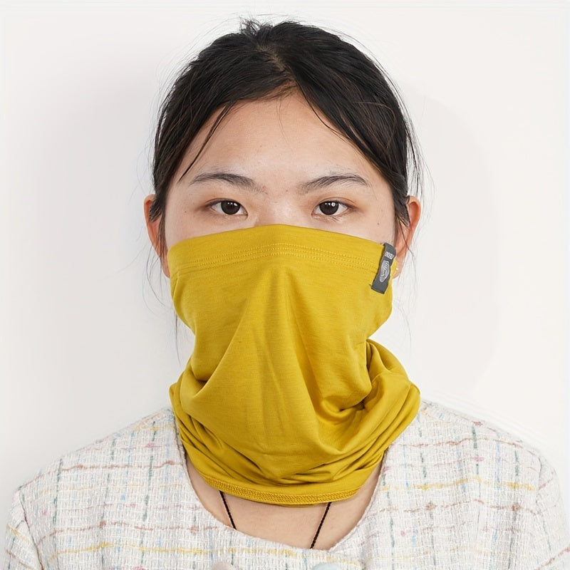 Stay Comfortable Outdoors with our Merino Wool Neck Gaiter - Breathable, Quick-Drying Sun Protection Mask for Outdoor Activities