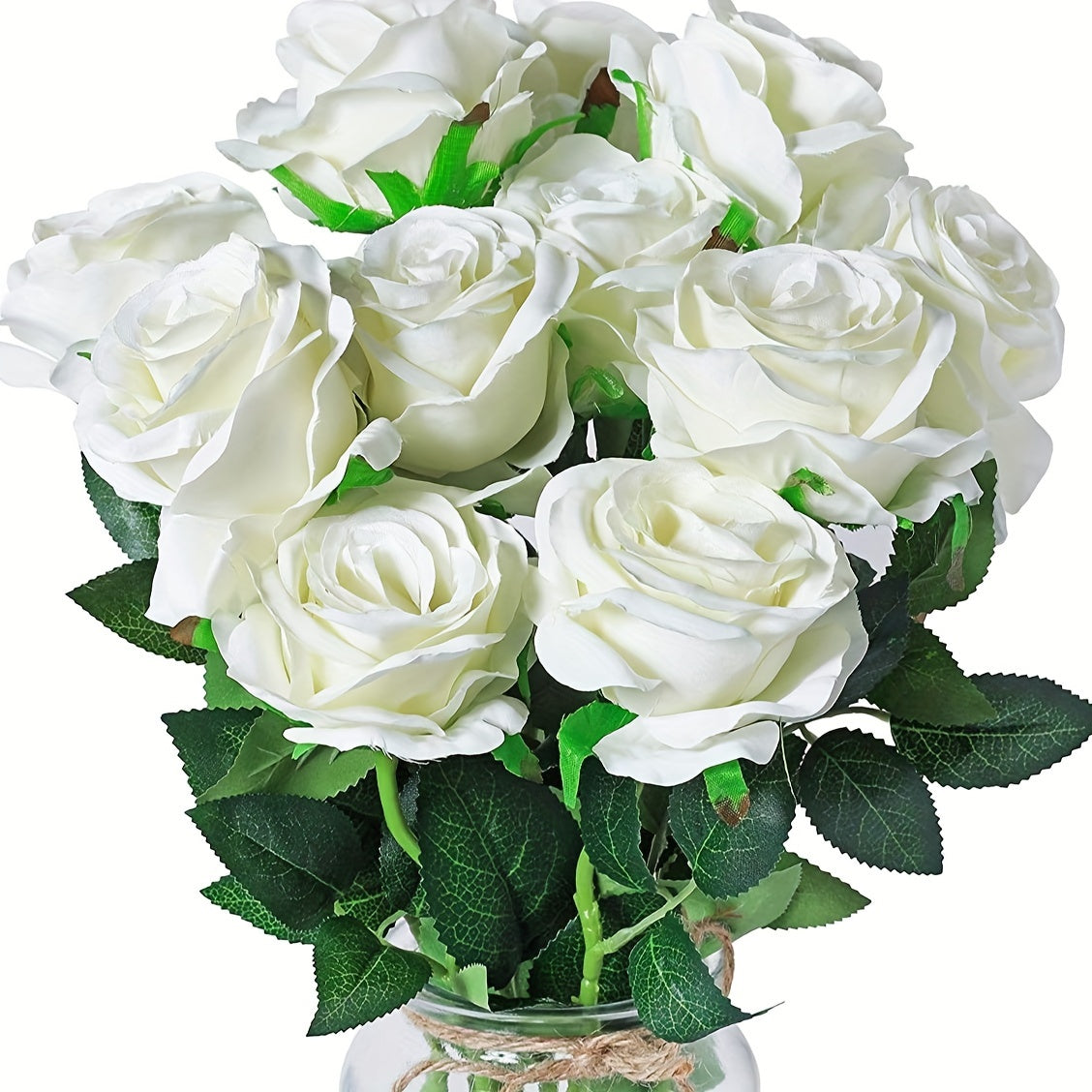 10 fake roses with stems for home, wedding, or office décor. Ideal for Valentine's Day, proposals, weddings, and aesthetic décor.