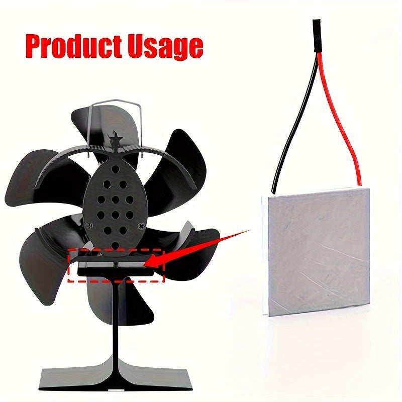 Accessory for fireplace fan motor, portable metal heating element that can be wall mounted with stand, does not require power, suitable for home and kitchen heating appliances.