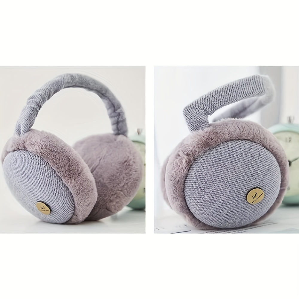 [Top Pick] Stay Warm this Winter with Cozy Plush Ear Warmers, Ideal for Cold Weather Outdoor Activities, Made with Stretchable Polyester Fabric, Hand Wash recommended, Features Ear Flaps for Extra Protection