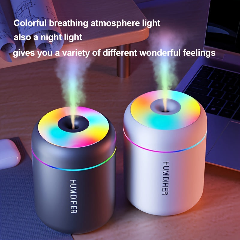 Aromatherapy diffuser and humidifier refreshes room and promotes plant health with cold mist and night light.