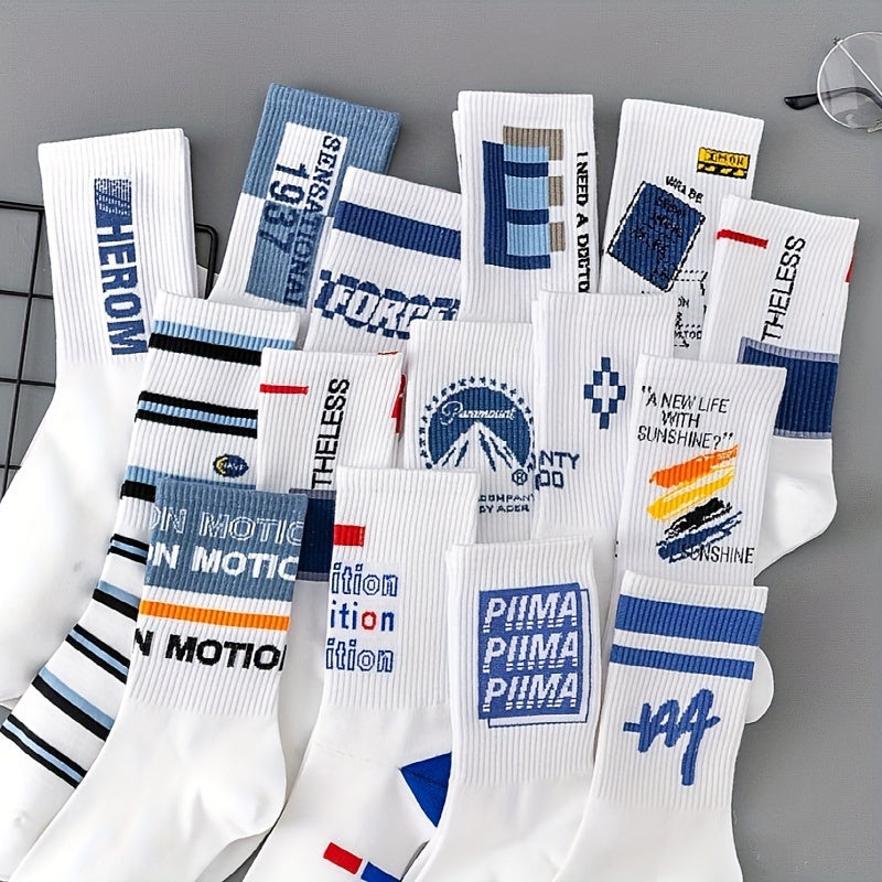 Send a random assortment of 5 or 10 pairs of trendy sports and mid-calf socks.