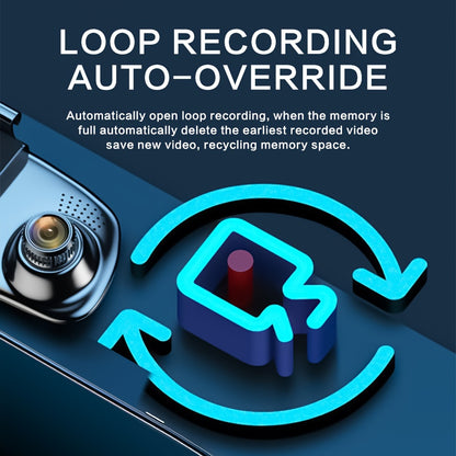 Yixingjia Car Driving Recorder installs easily with front and rear dual cameras for HD night vision and wide-angle recording.