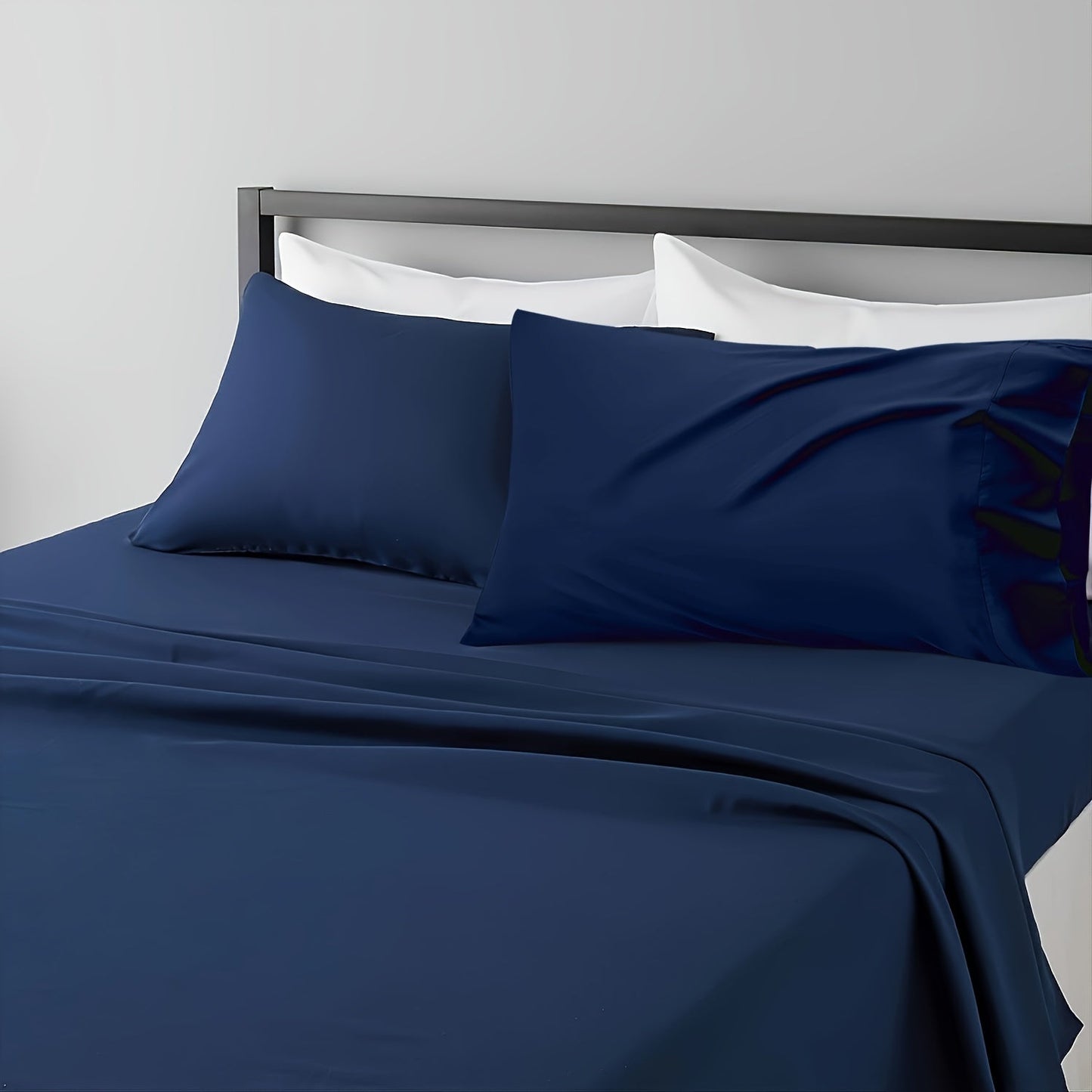 Experience the ultimate comfort and luxury with our Queen Size Sheet Set. Made from breathable and cooling fabric, these hotel-quality sheets are extra soft and easy to fit on your bed. The 4-piece set includes wrinkle-free and comfy sheets that will