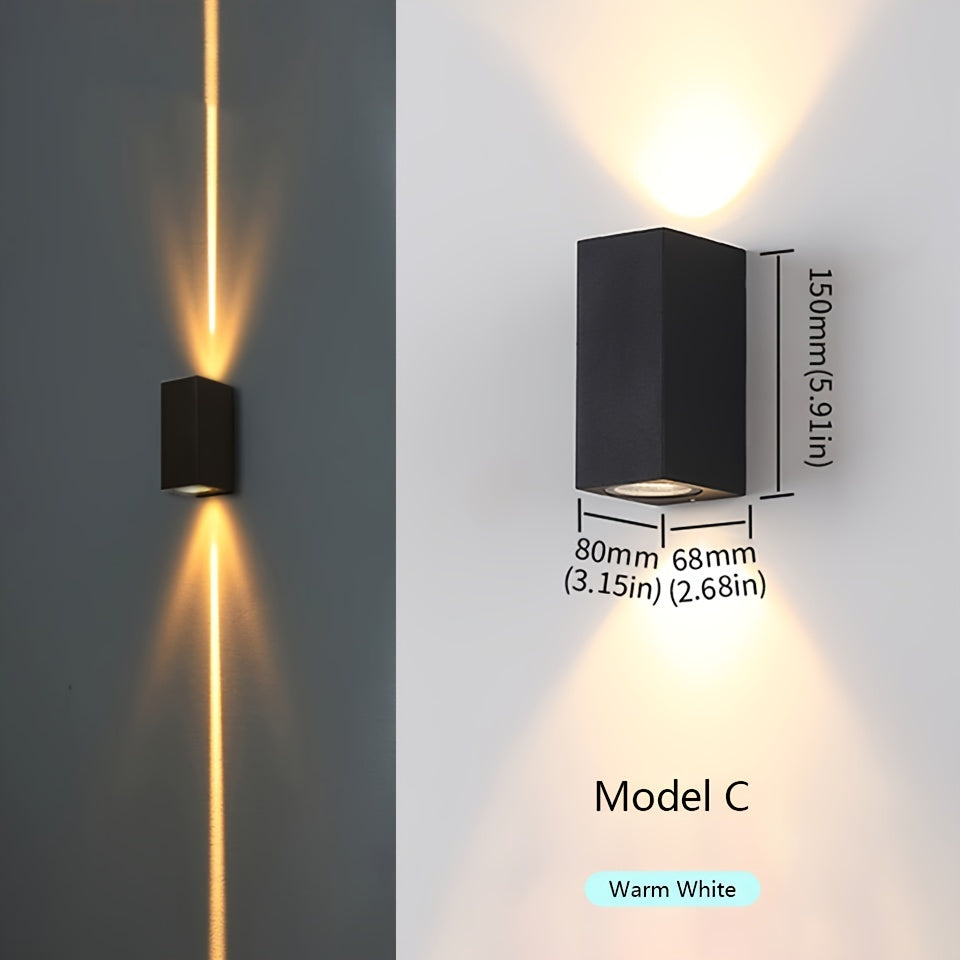 LED Wall Lamp for outdoor garden lighting, available in 3W and 6W options. Suitable for use in gardens and porches.