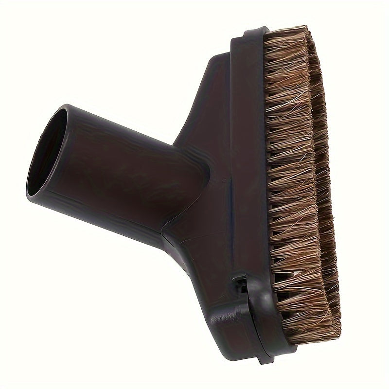 Vacuum cleaner accessory set includes a horse hair brush head, suction nozzle brush head, and sofa curtain suction head with inner diameter of 32mm.