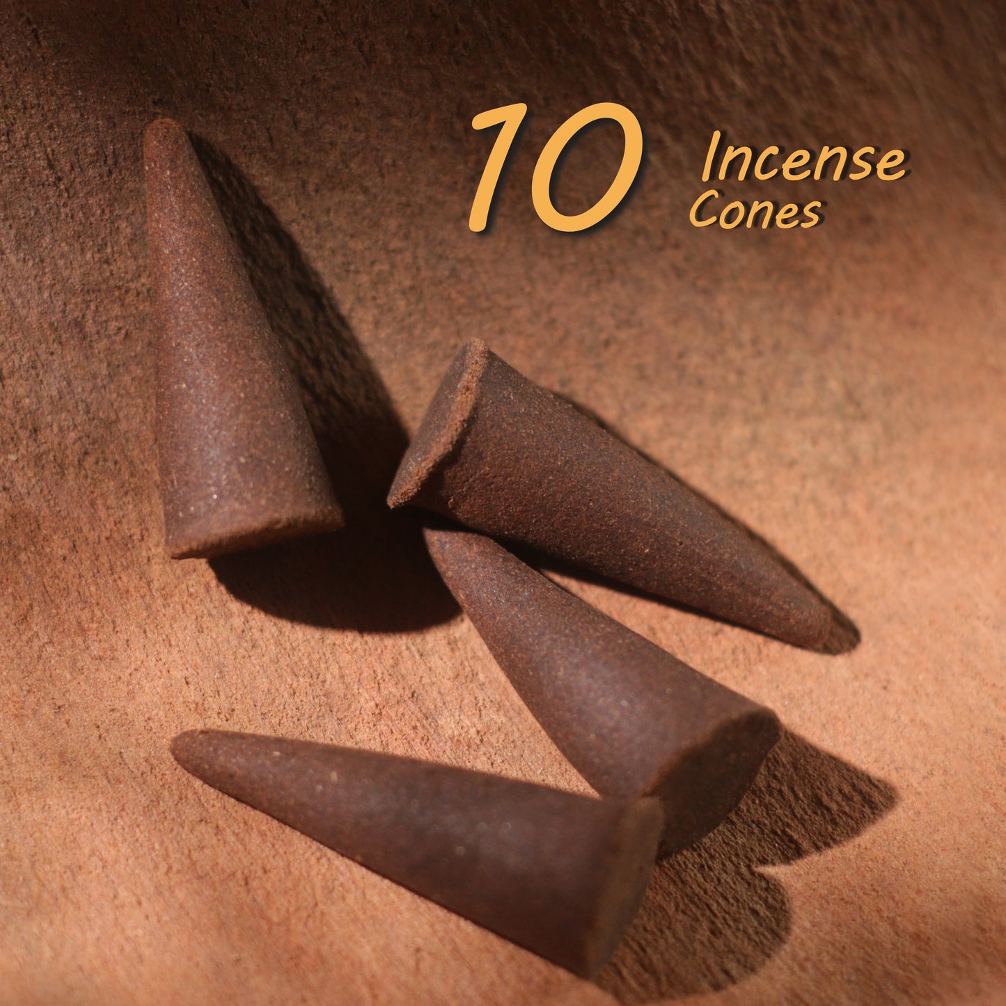 5/10pcs Apple Cinnamon Wooden Incense Cones for Aromatherapy in Bedroom, Meditation, Yoga, and Home Purification. Long-lasting fragrance, featherless, and great for holiday decor.