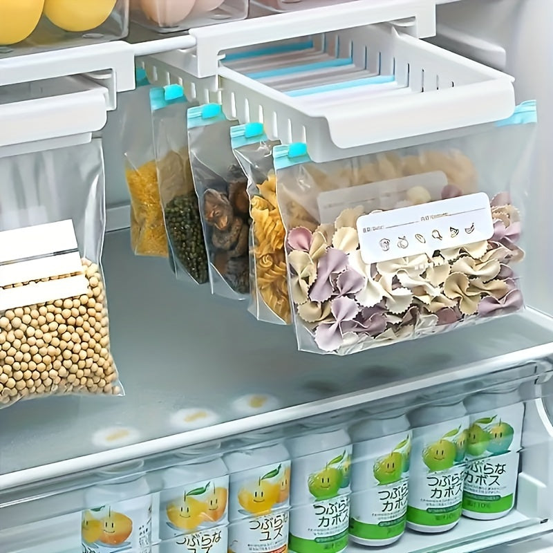 45 pieces of reusable food storage bags with slide lock - leakproof and odor-resistant freezer bags for storing fruits, vegetables, and grains. Ideal for organizing your home kitchen.