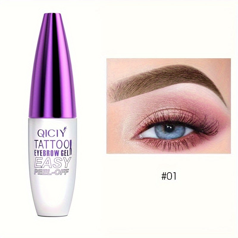 Semi-Permanent Eyebrow Tattoo Gel with Long-Lasting Waterproof Effect